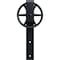 Ekena Millwork Premium Wagon Wheel Roller Hanger w/ Bolts for Barn Door for 2 1/4" Doors, Dark Gray GB60015RWDG - alternate 5